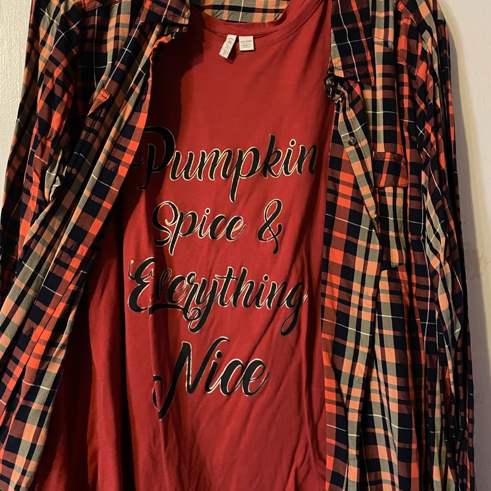 Flannel and Tee